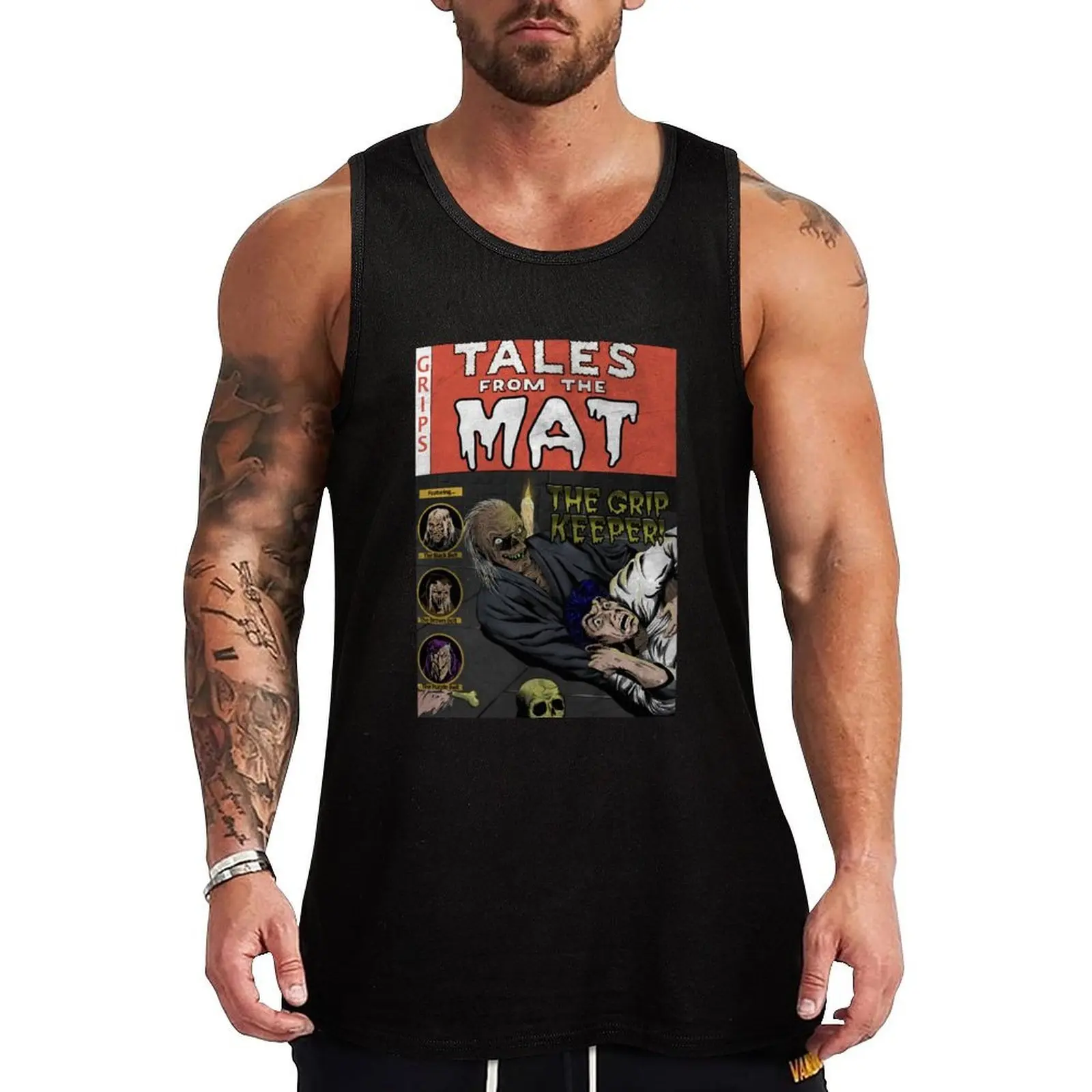 Tales from the Mat - The Grip Keeper Tank Top Hochelastisches Tanktop mit sportlicher Passform und Trainingsshirt