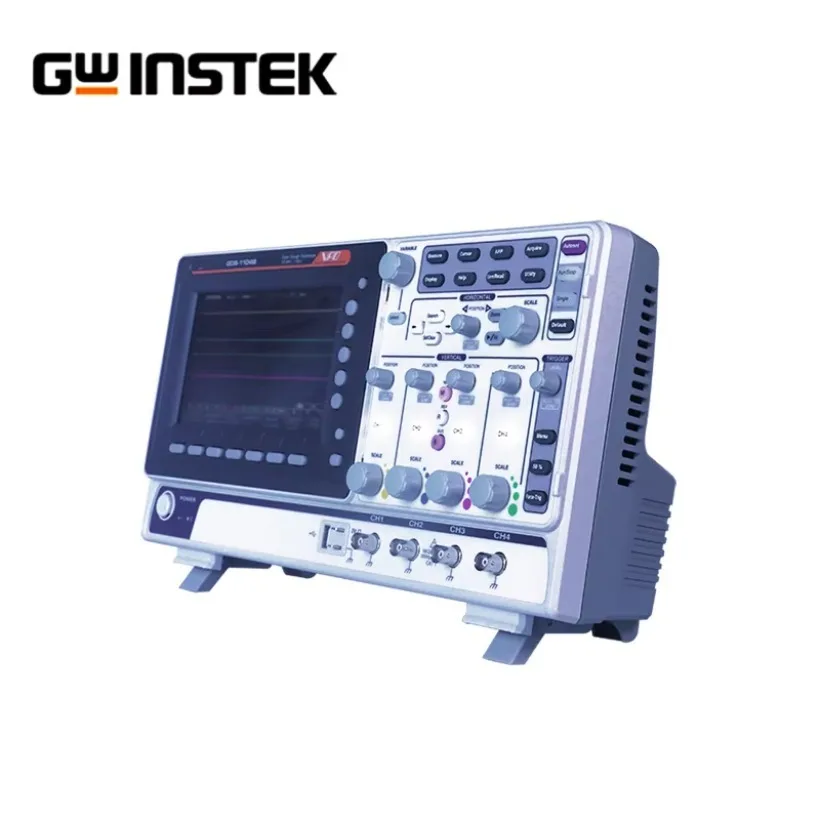 GWInstek Digital Storage Oscilloscope GDS-1102B, GDS-1104B, Dual 4-channel, 70 Mhz, 100 Mhz Bandwidth.