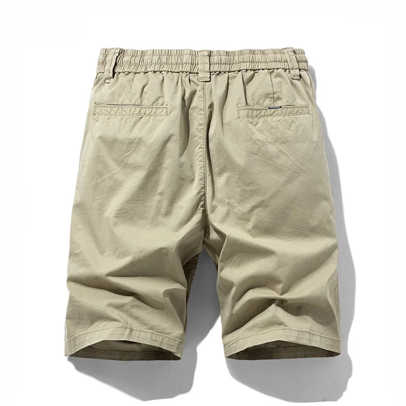 Novos shorts de trabalho masculinos respirável leve ao ar livre casual moda shorts sem cintura shorts táticos soltos plus size