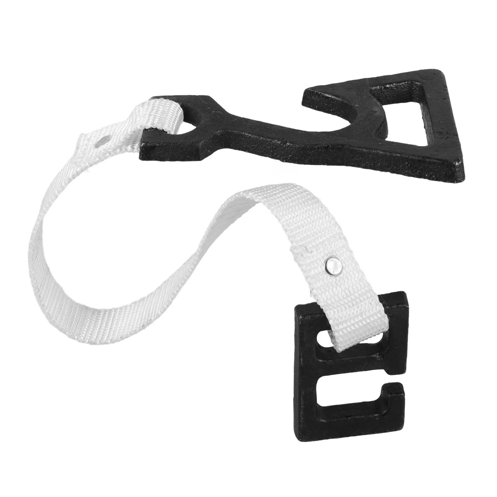 

Heavy Duty Fire Equipment Hose Hook Cast Iron Canvas Strap for Firefighting Hoses Garage Workshop Organization Hose Organizer