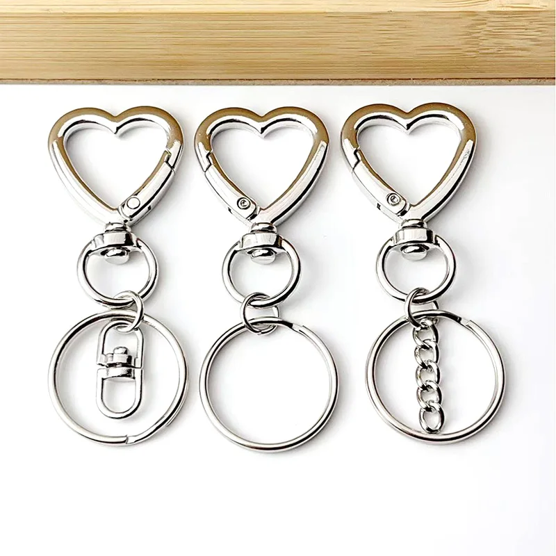 

6-12 шт. металлическая застежка в форме сердца из цинкового сплава, брелок с крючком, пряжка с выбросом, сумка «сделай сам», игрушка, кулон, соединительные аксессуары