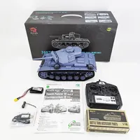 New Henglong  3848  Infrared Battle Full Scale Simulation Tank Shot  German No. 3 L Tank Remote Control Toy Children'S Gift