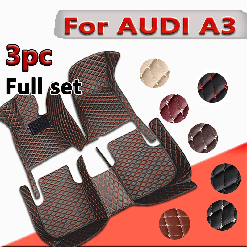 

For AUDI A3 Hatchback/Sportback 2013 2014 2015 2016 2017 2018 Car floor mats Custom foot Pads automobile carpet cover interior