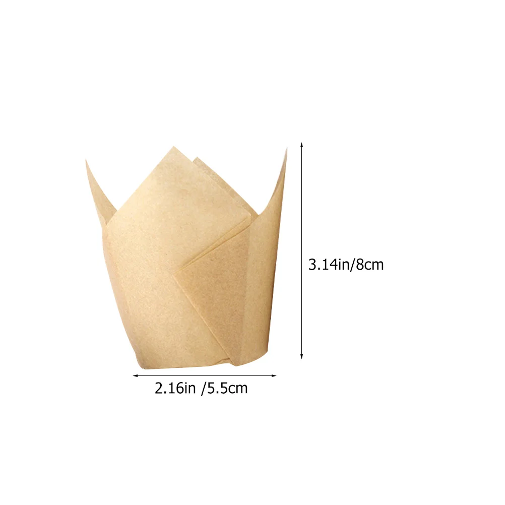 200 قطعة من بطانات ورق الكيك مقاومة للحرارة والزيت وحوامل كب كيك للاستعمال مرة واحدة وبطانات كب كيك للخبز لحفلات الزفاف وأعياد الميلاد #2