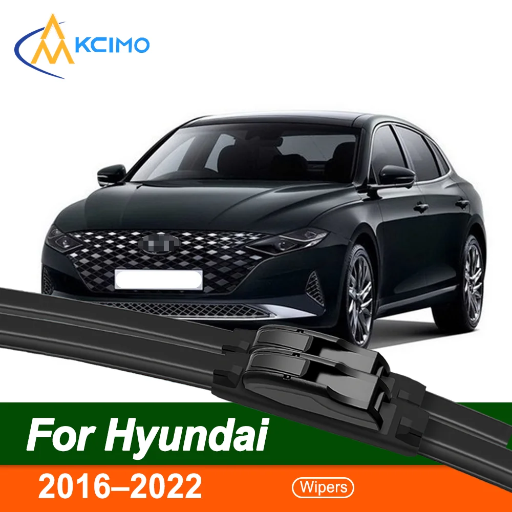 

For Hyundai Grandeur IG Hyundai Azera 2016–2022 Front Windshield Wiper Blades 2pcs Windscreen Window Accessories Car Parts