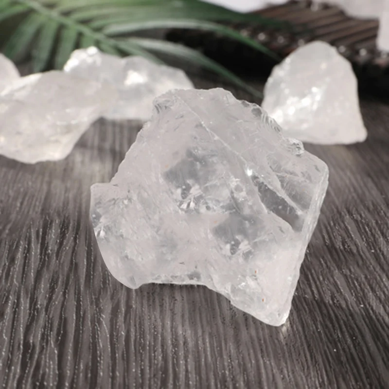 100g Natural Stones White Crystal Clear Quartz Bulk Raw Rough Stones for Aquarium Decoration