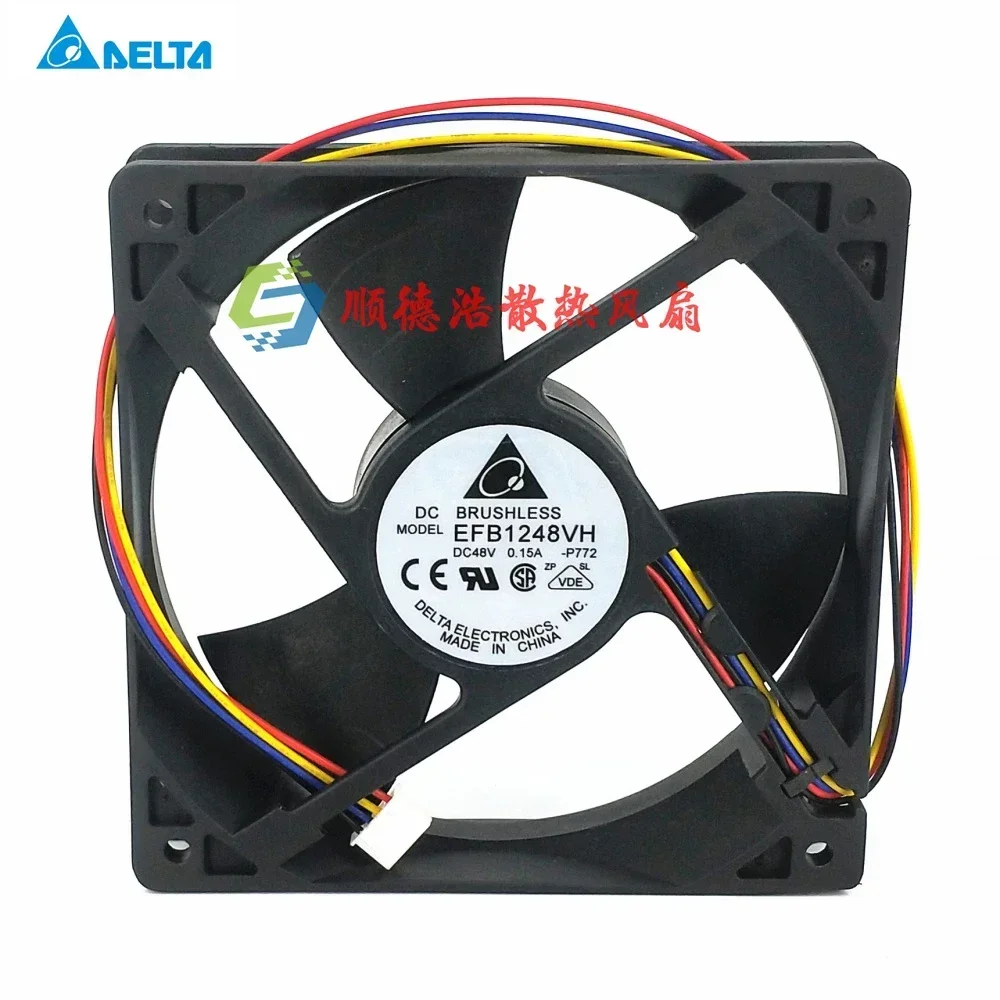 

+New 12cm for Delta EFB1248VH-R00 12025 48V 0.15A Huawei S8505 Switch Fan