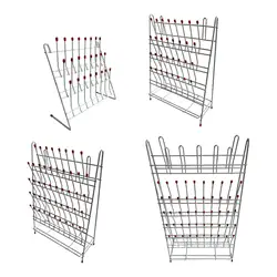 Lab Drain Holder Shelf Removable Cleaning Supplies Hanging Draining Rack Drainer Shelf for Beaker Lab Bottle Test Tube