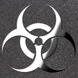 Resident Evil logo Metal sticker Cell phone laptop sticker car universal metal sticker