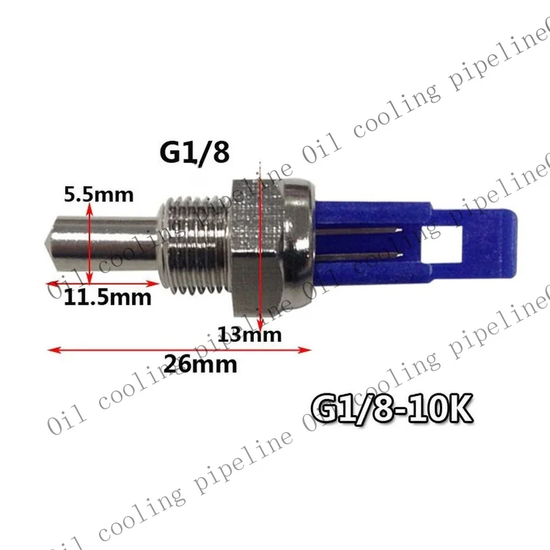 A+ Copper Nickel Plated 10K 1% Boiler Sensor G1/8 Thread Wall Mounted Design