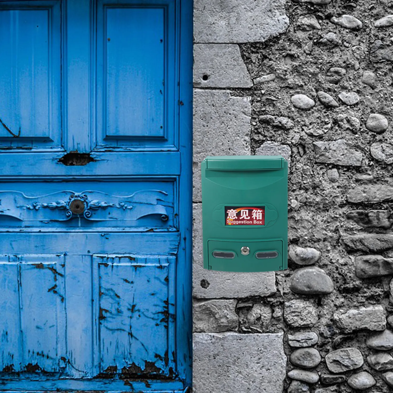 boite-aux-lettres-murale-de-style-vintage-reutilisable-avec-serrure-pour-usage-domestique-bureau-ou-public-elegante-et-peu-encombrante