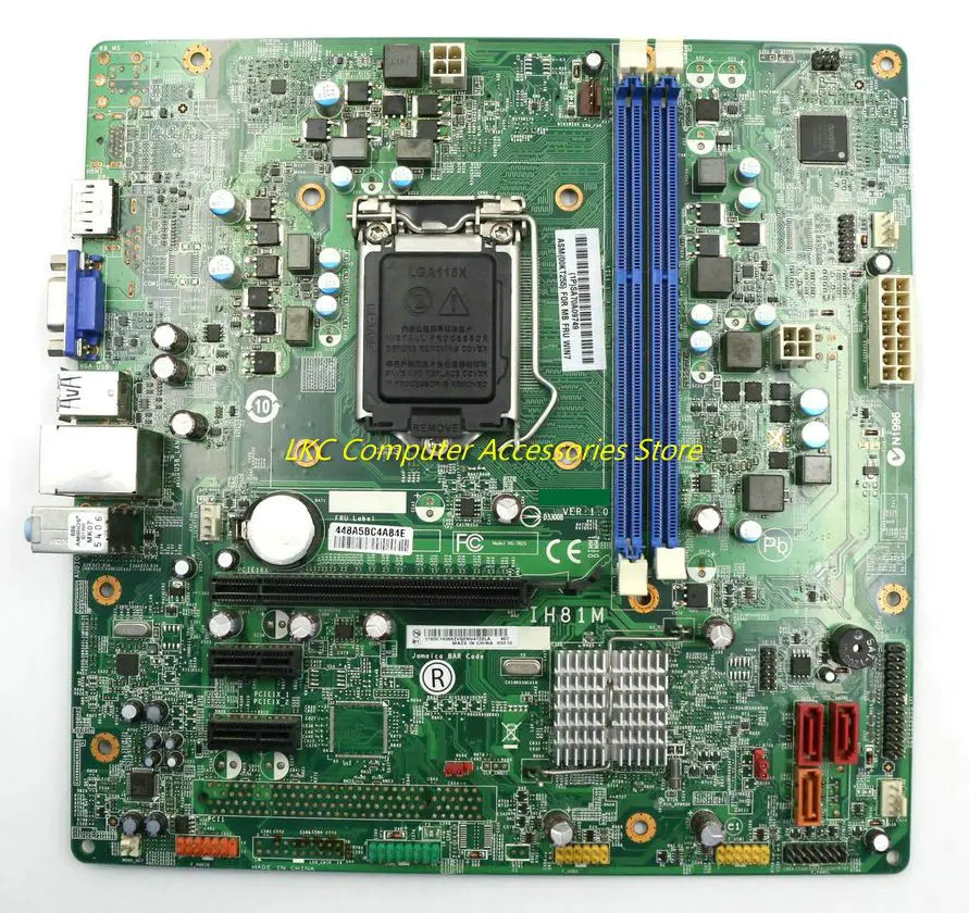 Für lenovo think center m4550 b4550 e73 t4900v m4500s desktop motherboard ih81m mainboard h81 lga1150 ddr3 getestet