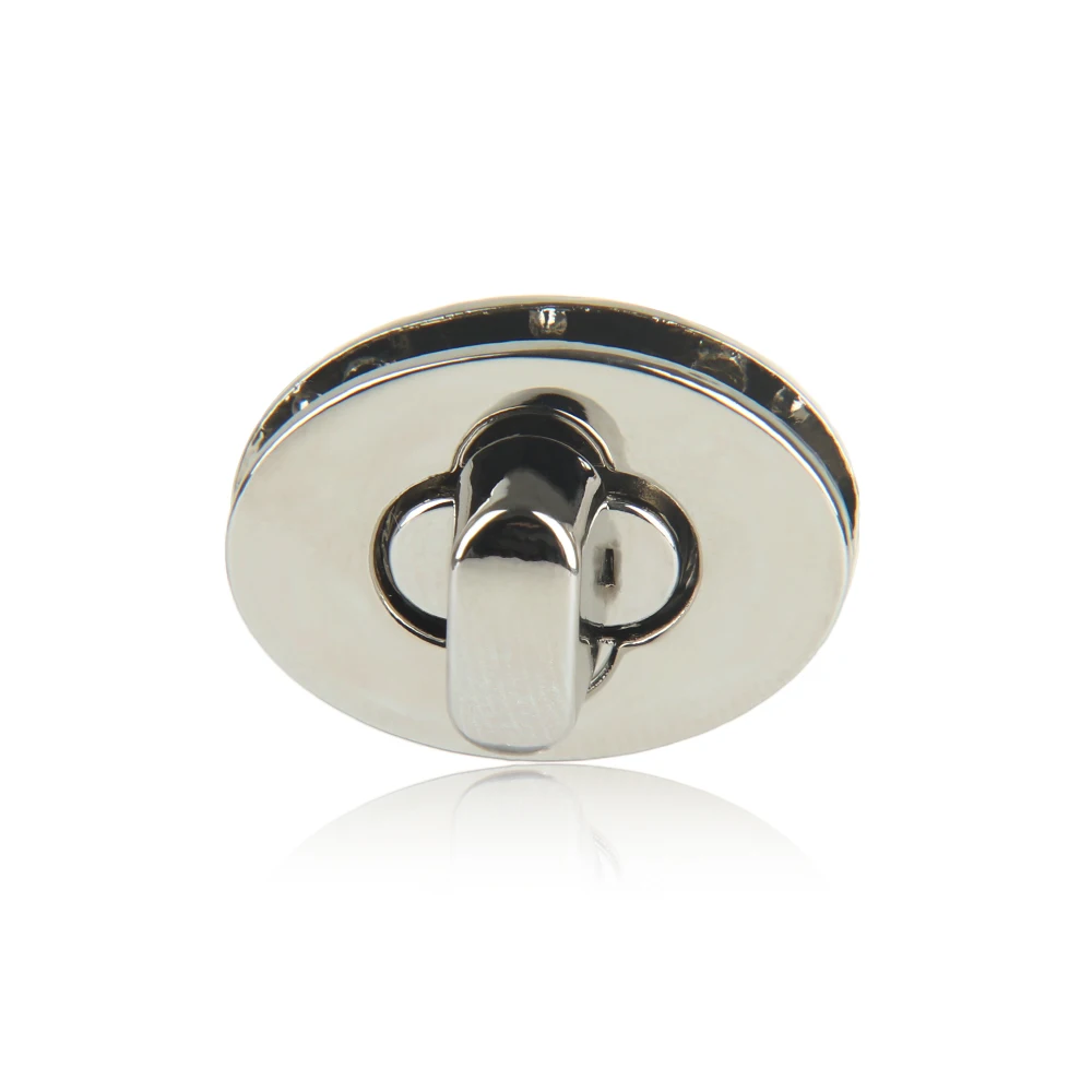 Elegant Handbag Egg Shape Oval Turn Lock Hardware DIY Clasp