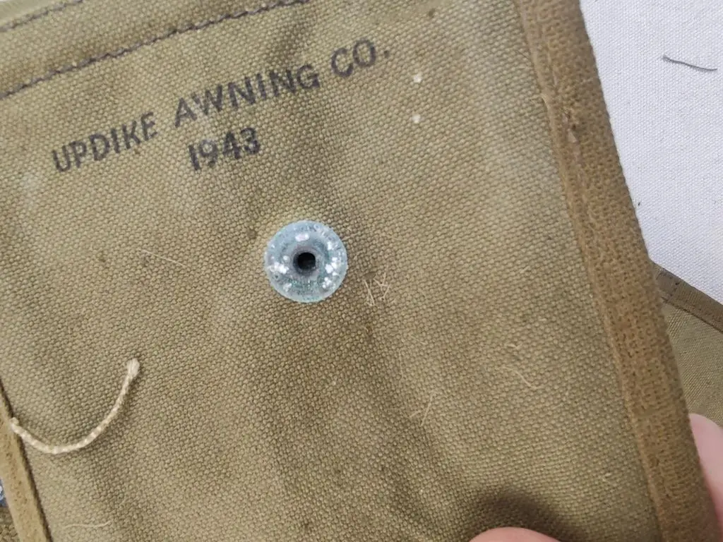 فائض عسكري-حقيبة مجلات قماش ، أصلية وأصلية ، WW2 ، US M1 ، M2 ، 10