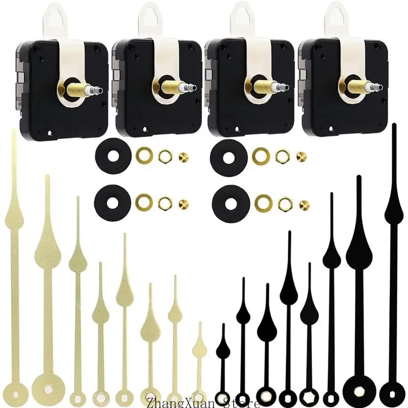 Silents Clock Mechanism Replacement Kits, Battery Operated Clock Movement Parts with Clock Hand DIY Clock Repair Parts 3XUF
