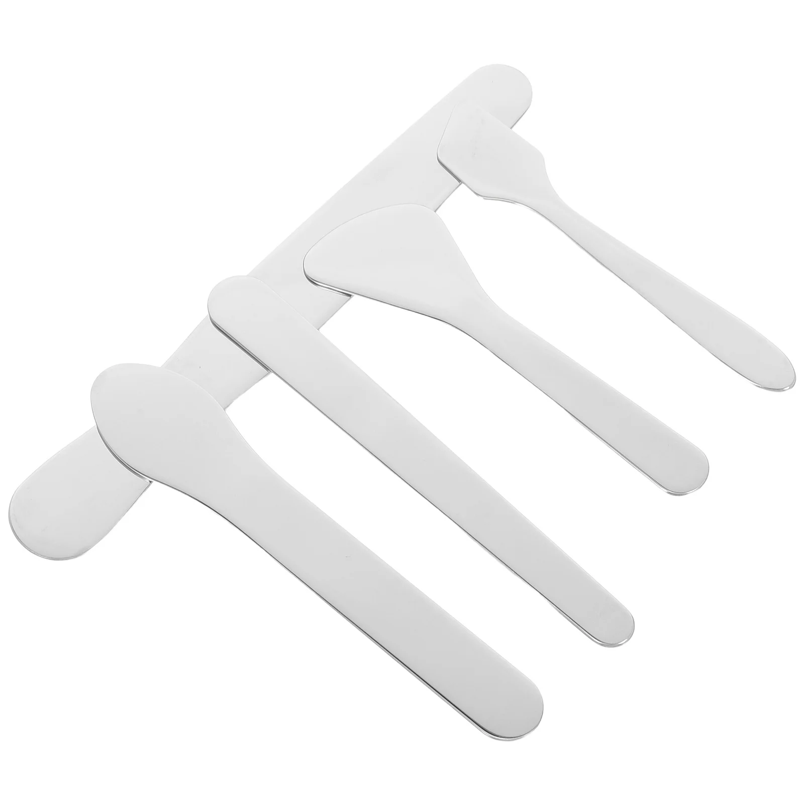 

5Pcs Stainless Steel Mini Makeup Spatulas Eye Cream Applicator Face Mask Scoop Skincare Tools Beauty Scooper