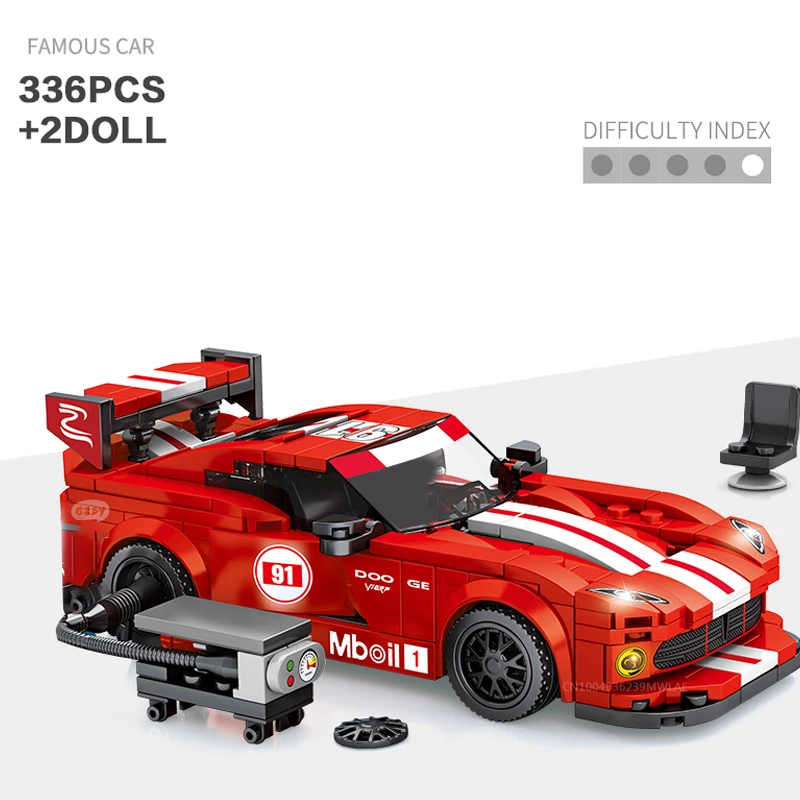 SEMBO Mini Super Car Bricks Race Car DIY Roleplay STEM Toys Building Blocks Collectible Hyper Car Model Kits Gifts Child Adults