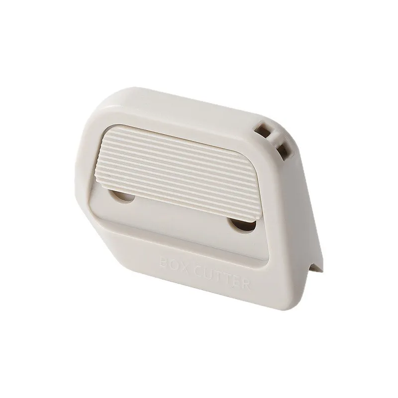 Portable Ceramic Box Cutter Creative Automatic Rebound Magnetic Anti-Stick Box Opener Safety Knife for Opening Packages