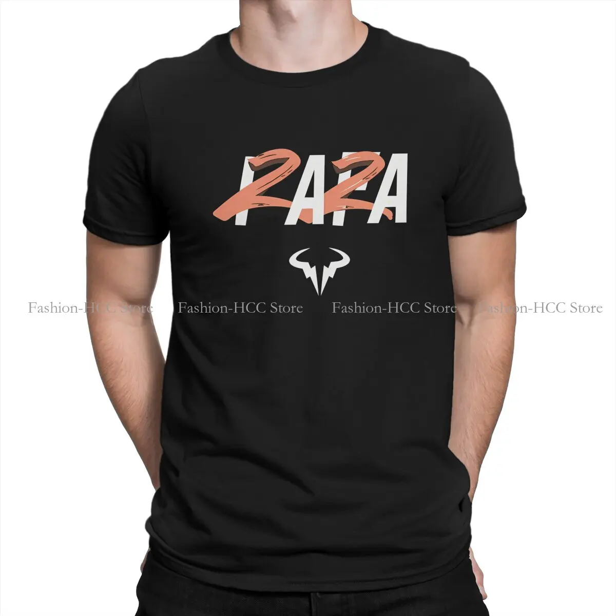 Rafa 22 Unique Polyester TShirt Rafael Nadal Comfortable Creative Graphic  T Shirt Stuff