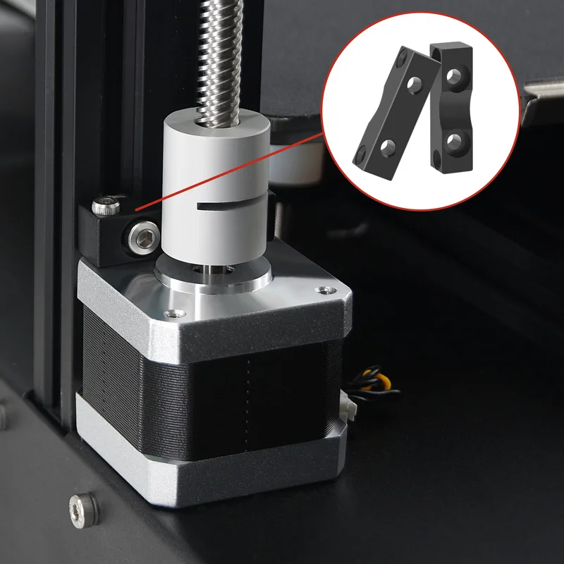 Corner code 3D Printer Parts Nema17 Stepper Motor Aluminum Fixed Angle Code For Ender 3 CR10 Pro Z Axis Mounting Bracket