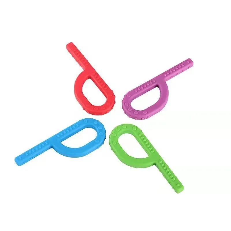 Oral Motor Therapy Tools, T & P Shape Teethers for Kids Speech & Oral Muscle Training