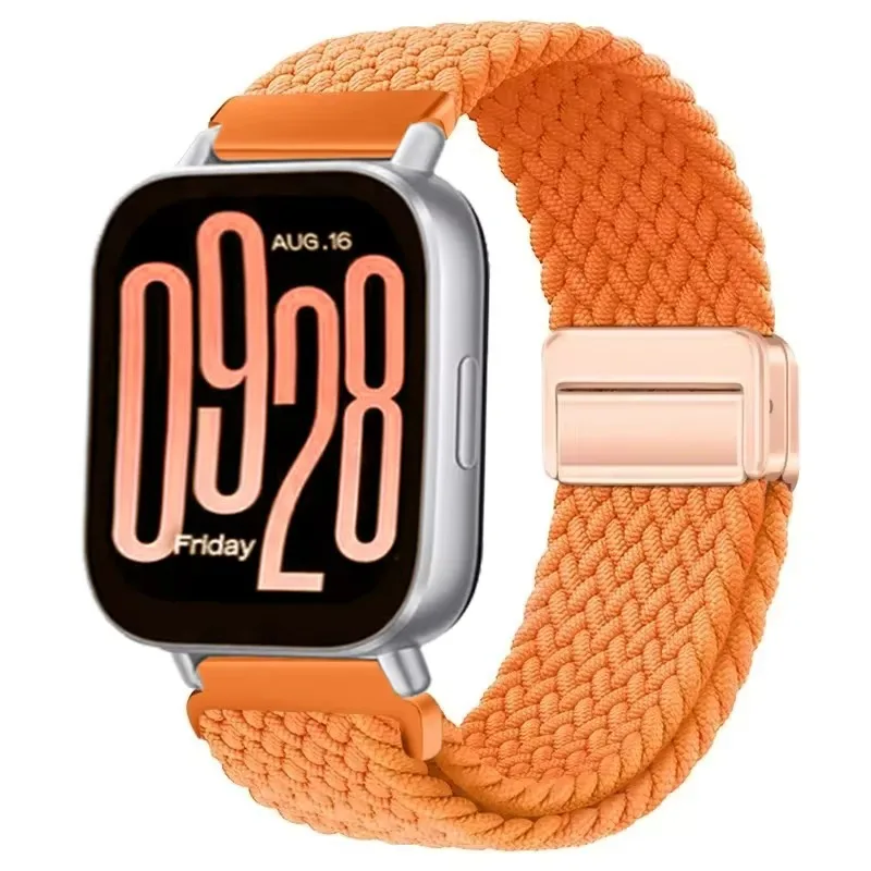 حزام نايلون مغناطيسي 22 ملم لساعة Redmi 5 سوار معصم مرن نشط لساعة Redmi Watch 5 Lite ملحقات حزام الساعات الرياضية #3