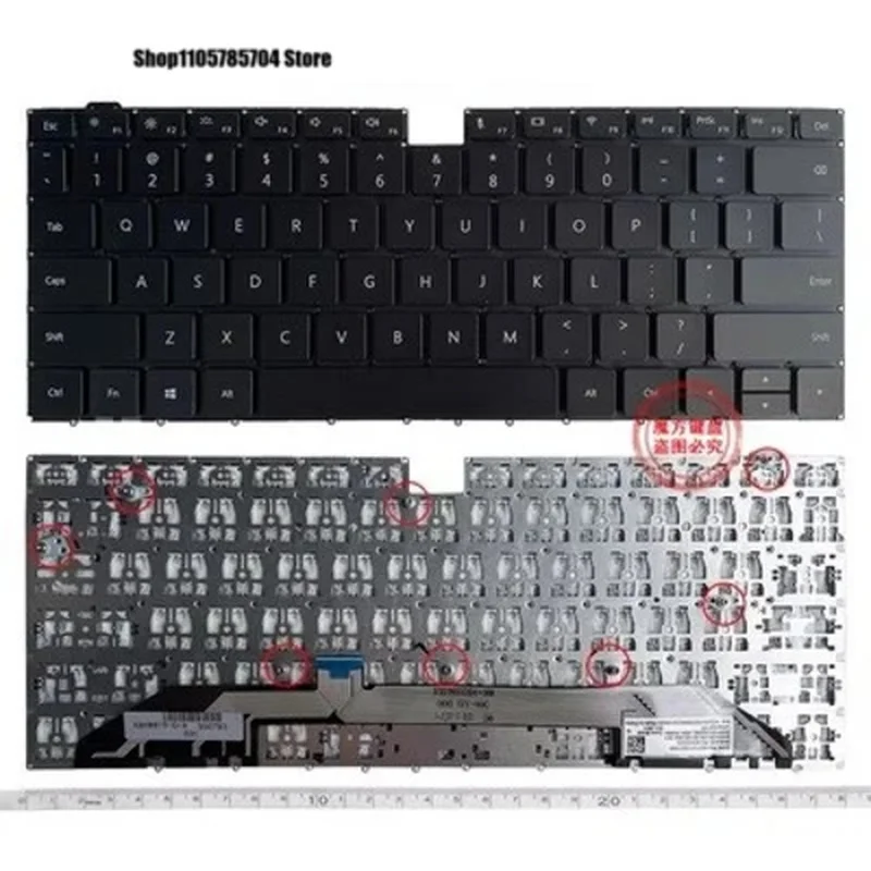 DL New US Keyboard Black for Huawei MACH-W19 MACH-W29BL W29 W09 MACH-W19L MACH-W19B WX9 MateBook X Pro Keyboard Backlight