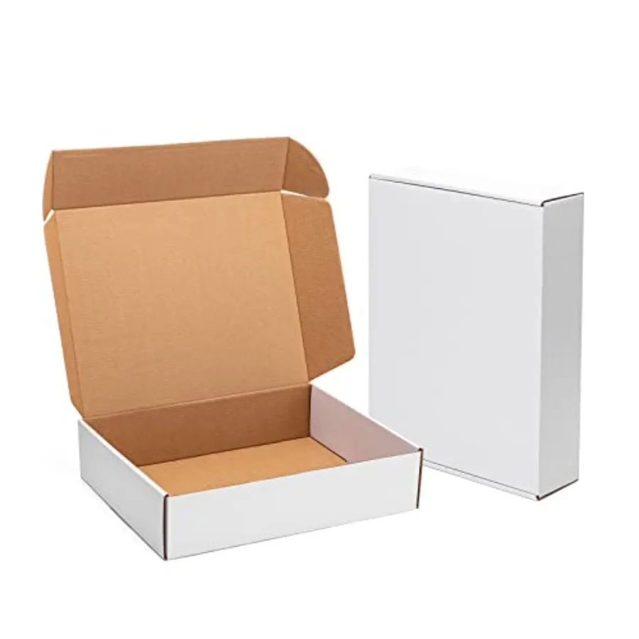 

Shipping Boxes 13x10x3 Inch 20 Pack Corrugated Cardboard Mailing Box for Small Business Tab Locking Literature Mailer Packaging