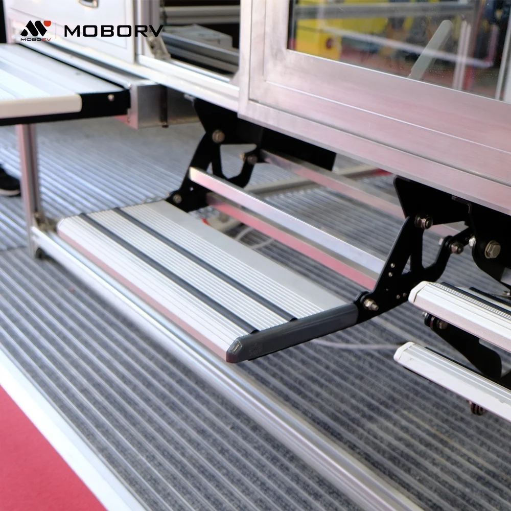 

MOBORV Hot Sale Waterproof Aluminum Caravan Motorhome Motorized Step Automatic Slide Out Camper Van Ambulance RV