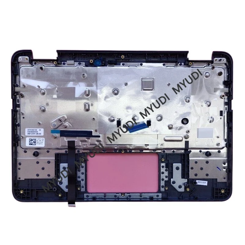 New FOR Dell Chromebook 11 3100 Palmrest Cover Shell Keyboard 2 in 1 0WFYT5 WFYT5 Keyboard Replacement Laptop Top Case Original