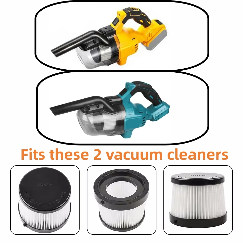 2/4 قطعة مرشحات أصلية لديوالت DCV501HB مكنسة كهربائية محمولة لاسلكية استبدال مرشحات للمكانس الكهربائية ماكيتا