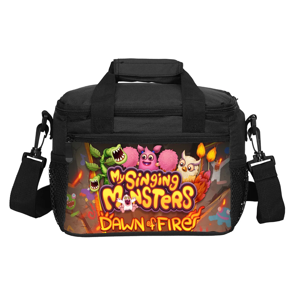 My Singing Monsters lunch bag game cartoon print large capacity outdoor picnic new kindergarten primary school boys and girls