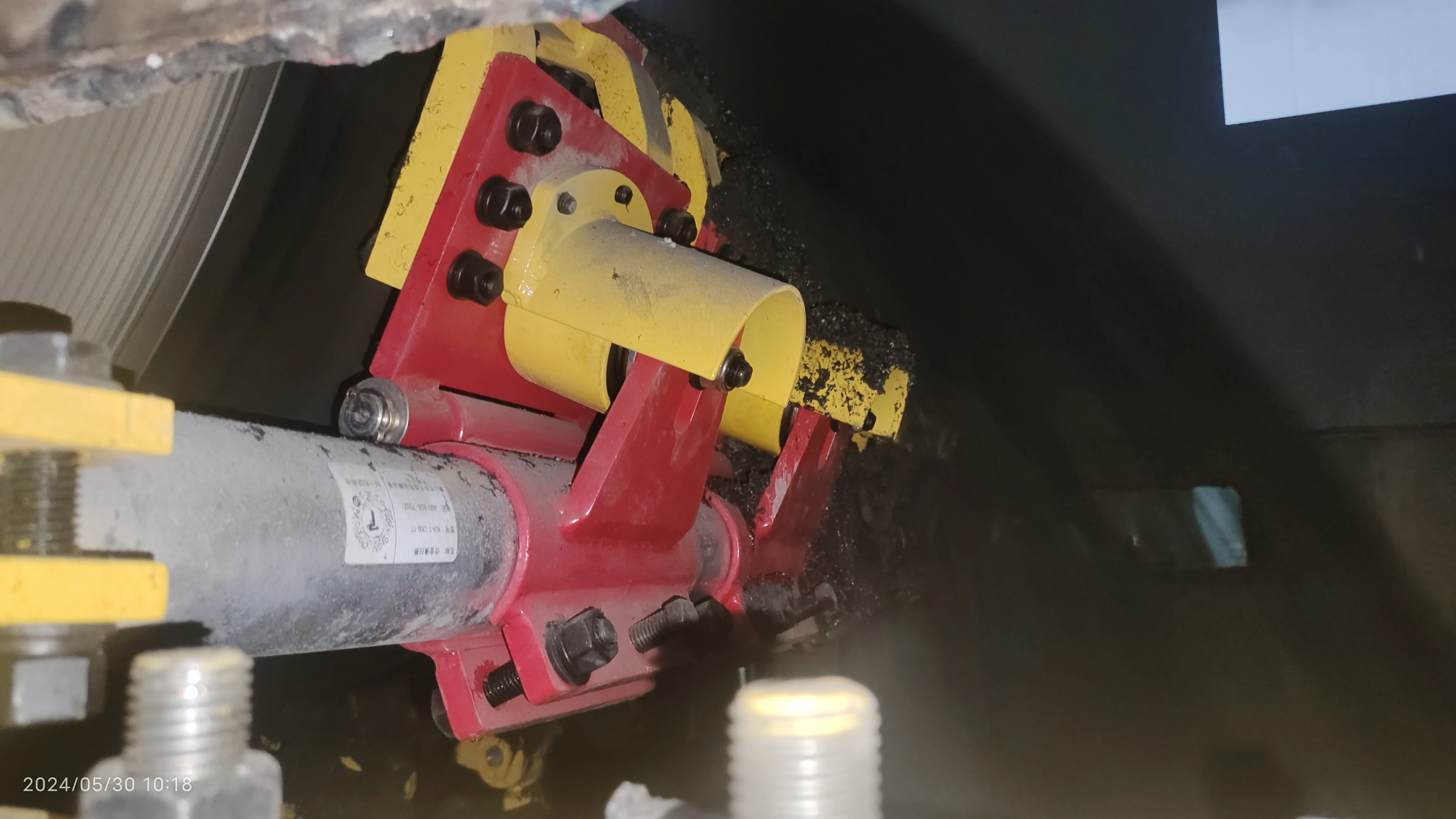 مكنسة سبائك حزام نقل المواد السائبة مع صلابة عالية ومكشطة من النوع المنفصل