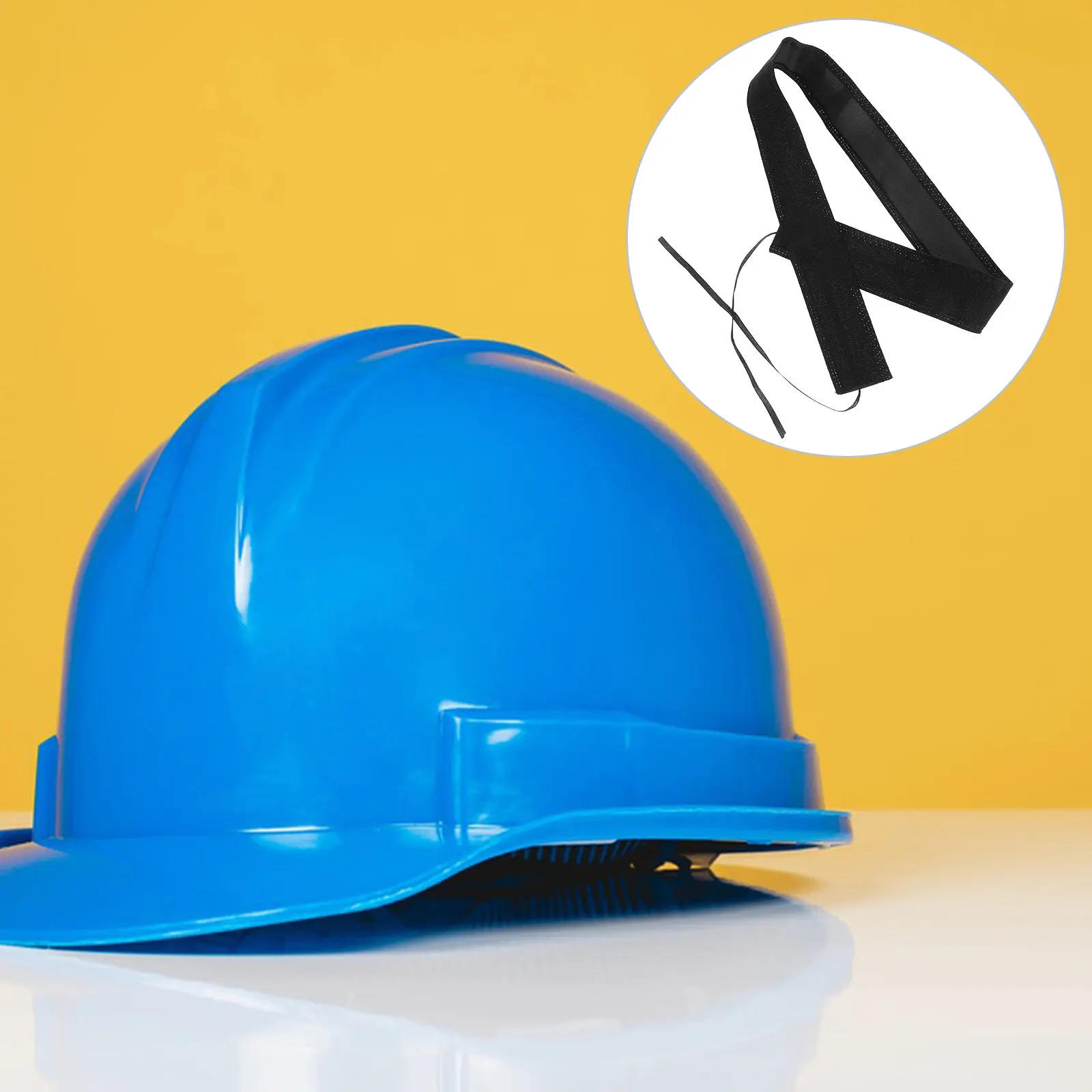 

10Pcs Hard Hat Sweatbands Washable Cotton Reusable Adjustable Drawstring Liner Sweat Absorbing Bands for Welding Safety