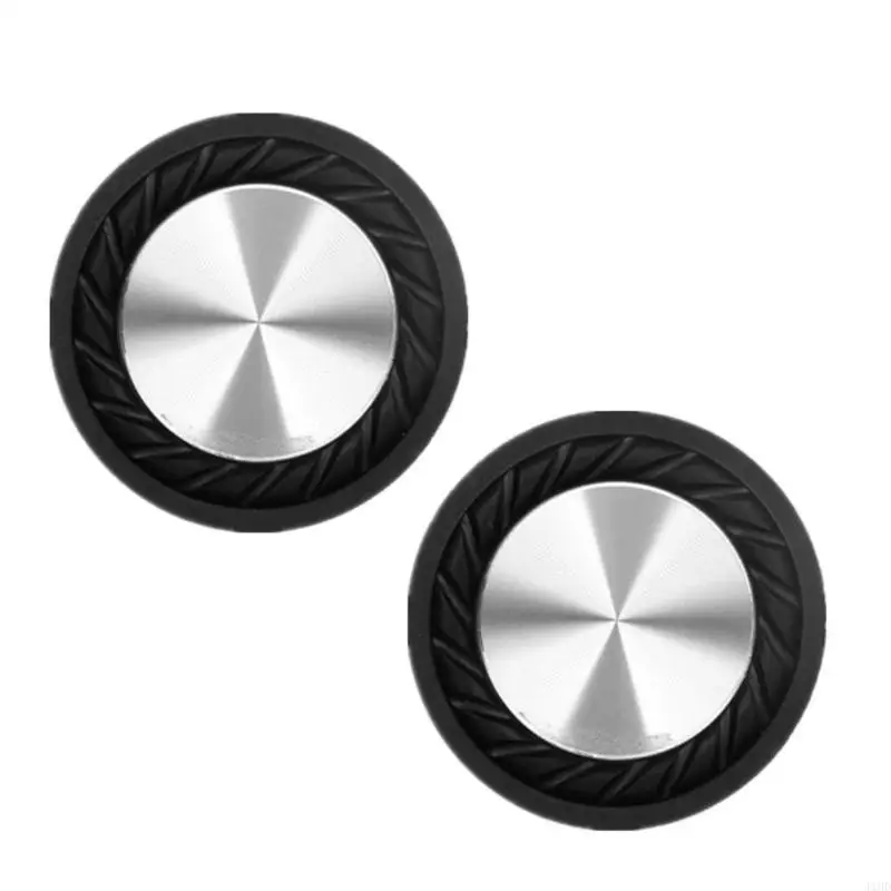 J1HD 2PCS 65mm loa Tản nhiệt thụ động Tấm rung cao su để sửa chữa loa siêu trầm