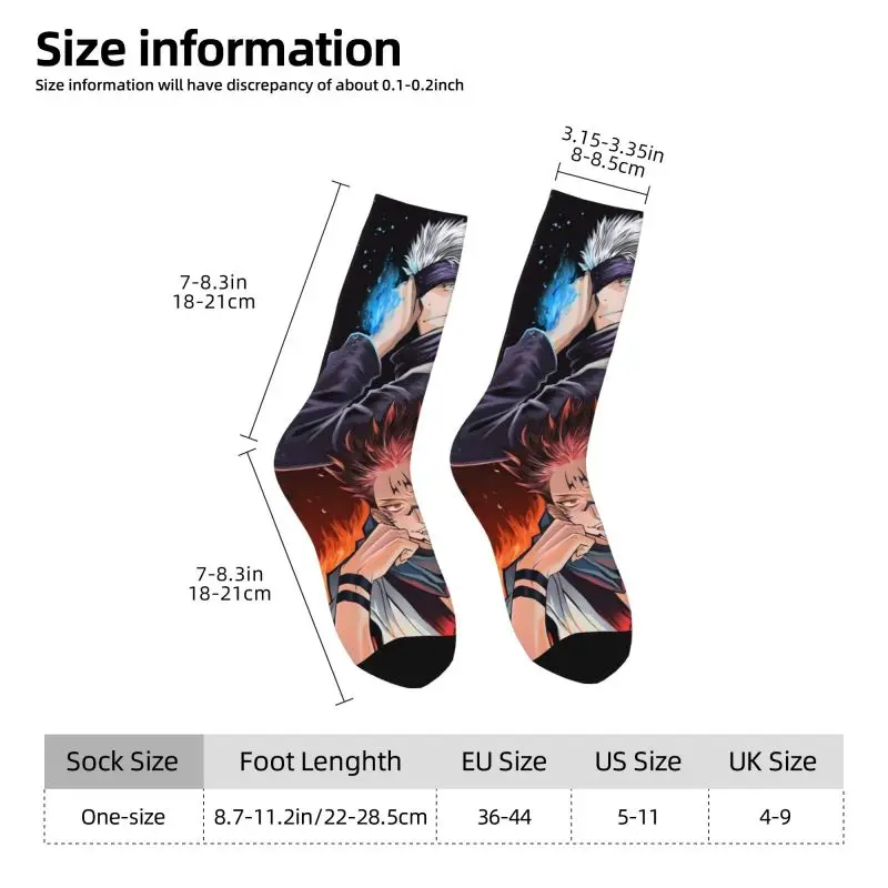 مخصص S-Satorues G-Gojoes اللباس الجوارب الرجال النساء الجوارب طاقم الموضة الدافئة