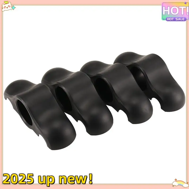 

Classy-Indoor Bike Cushioned Foot Pads Noise Reduction And Anti-Friction Floor Tennis Foot Pads For Wahoo 4PCS(Without The Ball)