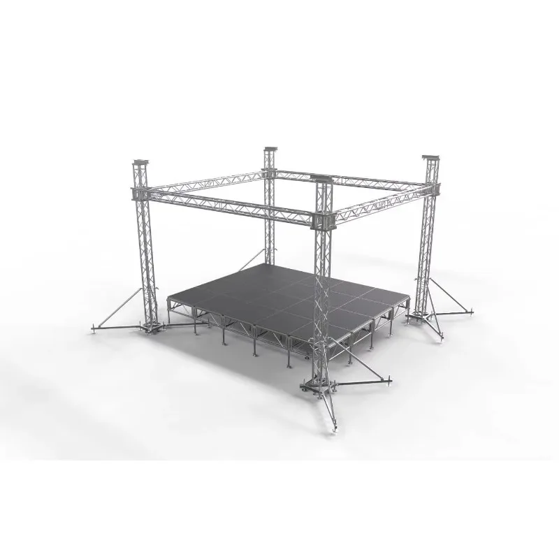 Trusses for night bars Small events Easy setting Square triangle design for stage concerts Outdoor events