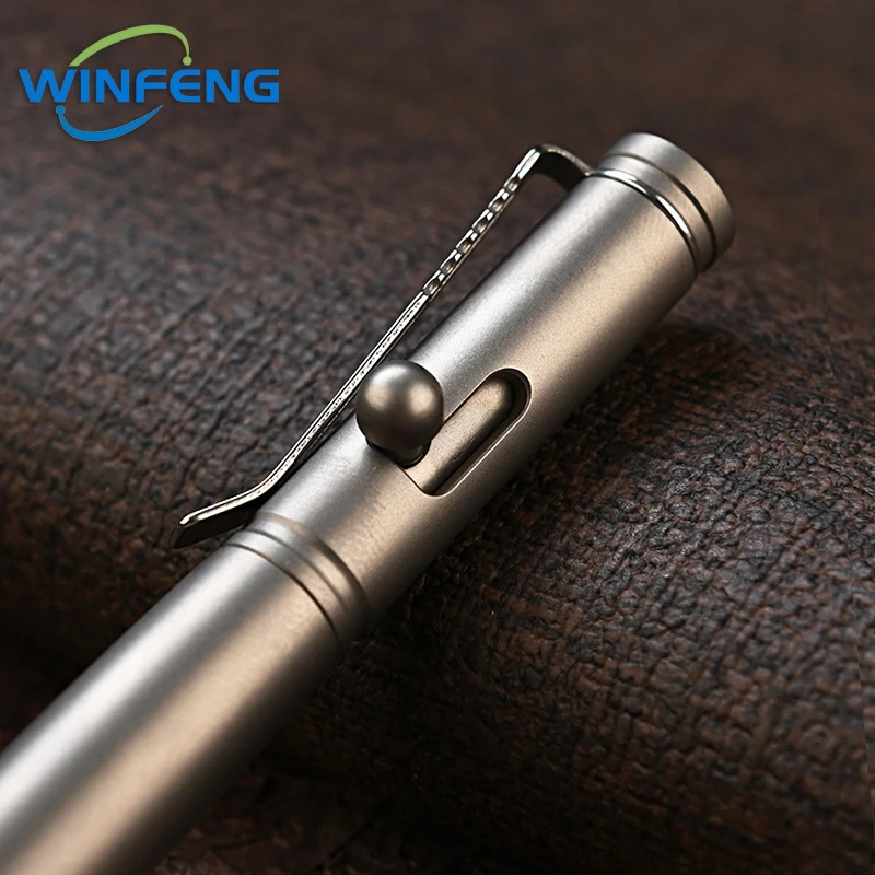 Creative Titanium Alloy Tactical Pen Business Signature Pen Outdoor Camping EDC Writing Tools Office School Stationery