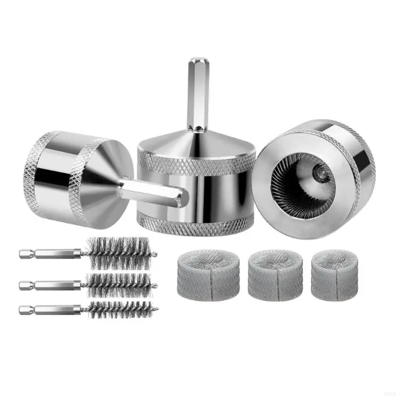 

Aluminum Alloy Copper Tube Cleaner Drill Attachments Set Professional Use 0XXB