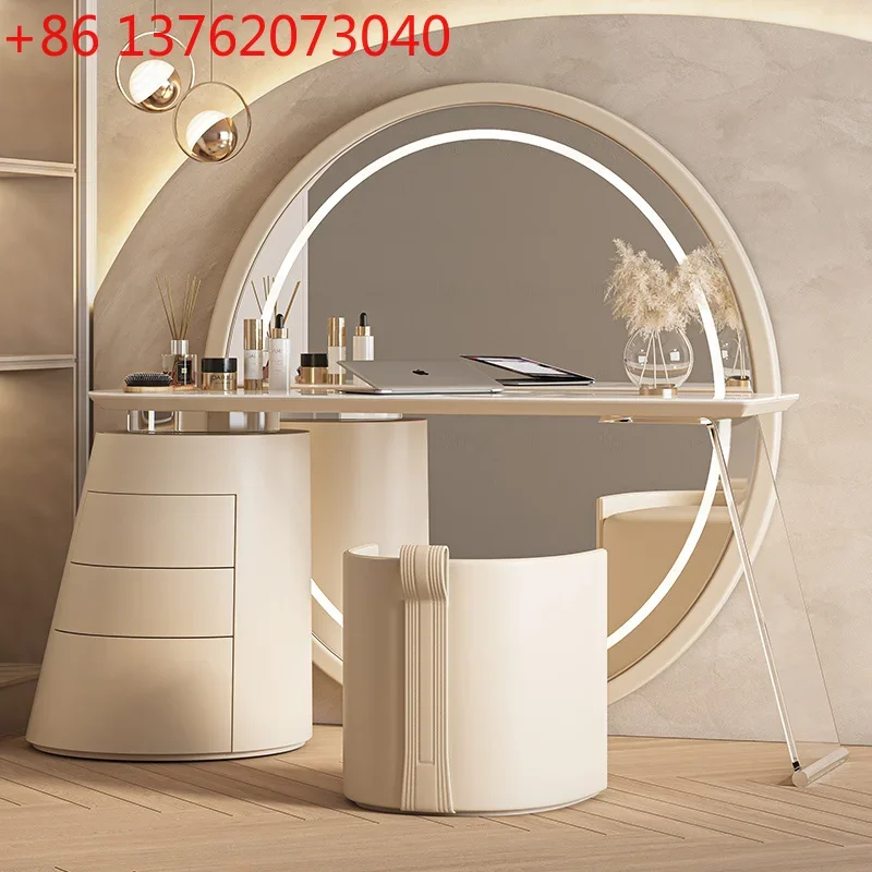 Top luxury Makeup vanity Toiletries illuminated makeup dressing table dressers for bedroom dresser with mirror Bedroom furniture