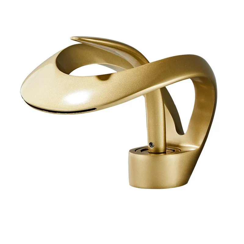 ross-border all-copper waterfall faucet, basin faucet, hot and cold creative bathroom