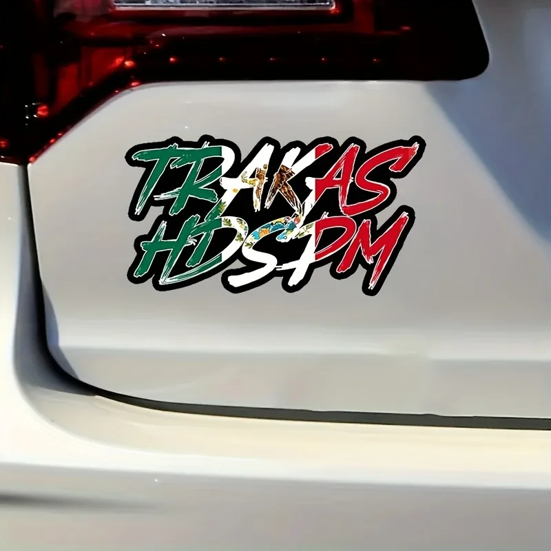 1 ST TRAKAS HDSPM Grappige Motorfiets Stickers Waterdichte Motor Kuipje Brandstoftank DIY Autoruit Lichaam Duurzaam Vinyl Decals