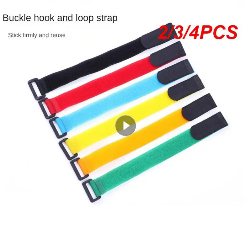 2/3/4PCS Home Textile Tie Strap Save Space Adjustable Nylon Efficient Fastening Multipurpose Reusable Wire Management