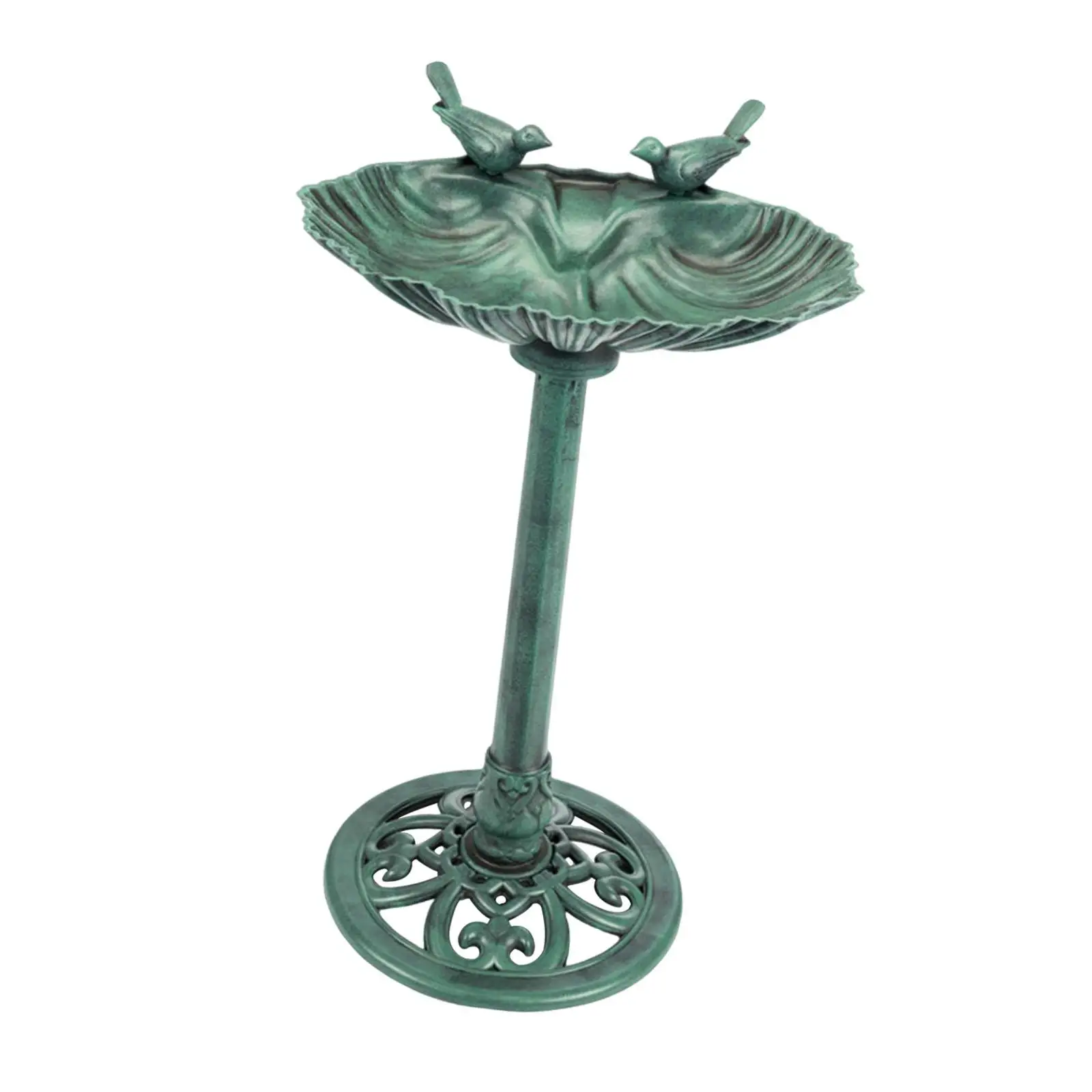 

Outdoor Garden Bird Bath Pedestal Birdbath Freestanding Gifts for Bird Lovers Accents