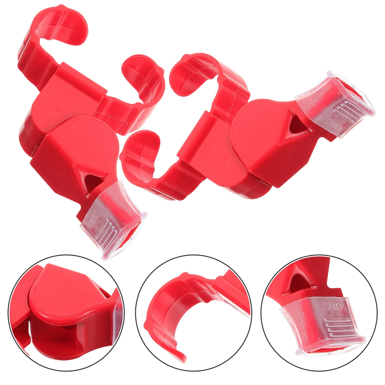 

2Pcs Loud Referee Whistles Multi-Function Whistles with Rings for Sports Training Safety Emergency Outdoor Activities