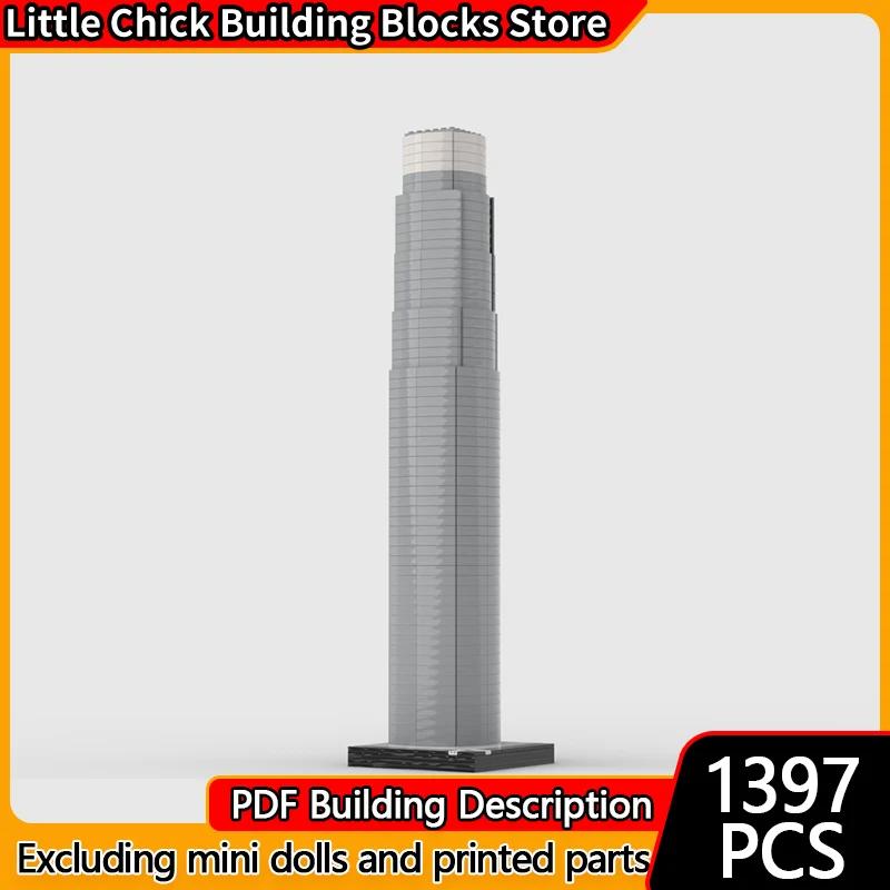 Street View Model MOC Building Bricks Super High-Rise Skyscraper Modular Technology Children Holiday Gifts Assemble Toys Suit