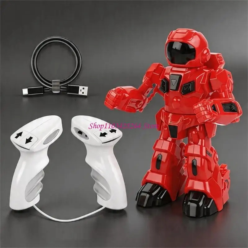 

2.4G Remote Control Fighting Robot Two Player Boxing Robots With Plastic Construction And Easy Charging
