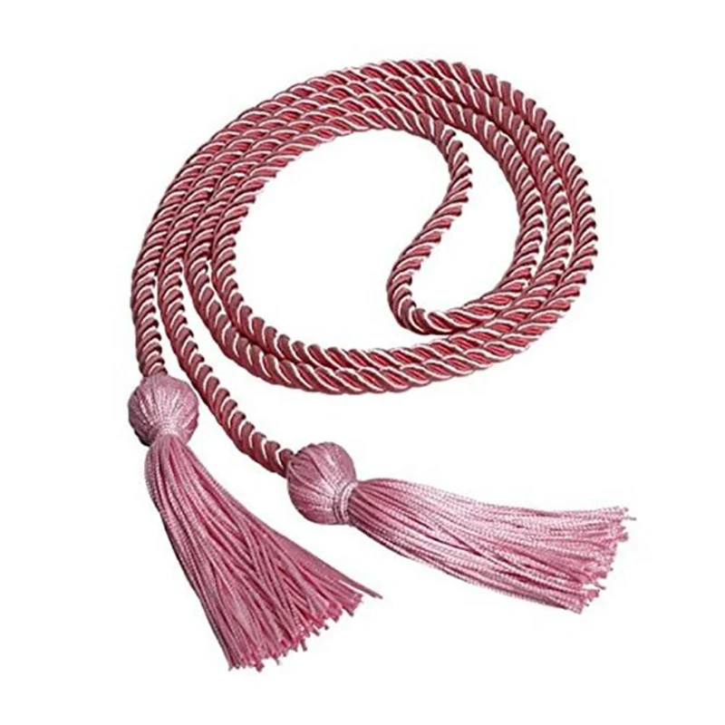 Graduation Honor Cords Craft Braided Tassels Drawstring Rope Polyester Yarn Honor Cord for Graduation Students Bachelor Gown 1Pc