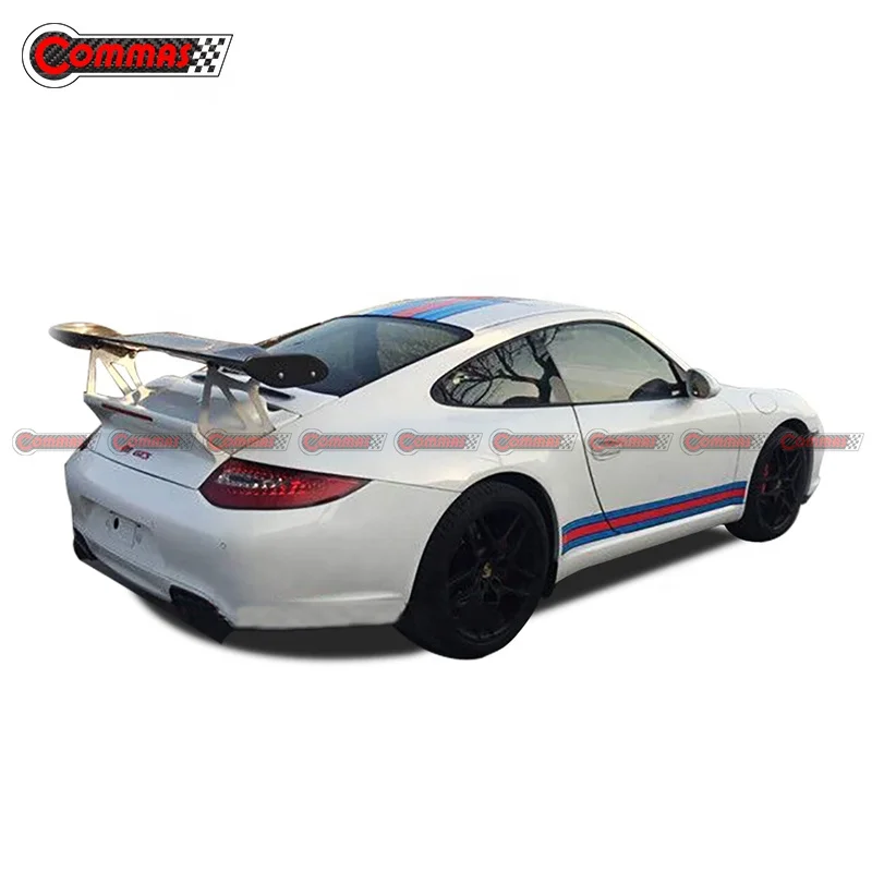 

A true carbon fiber racing GT4-style rear spoiler for the Porsche 997